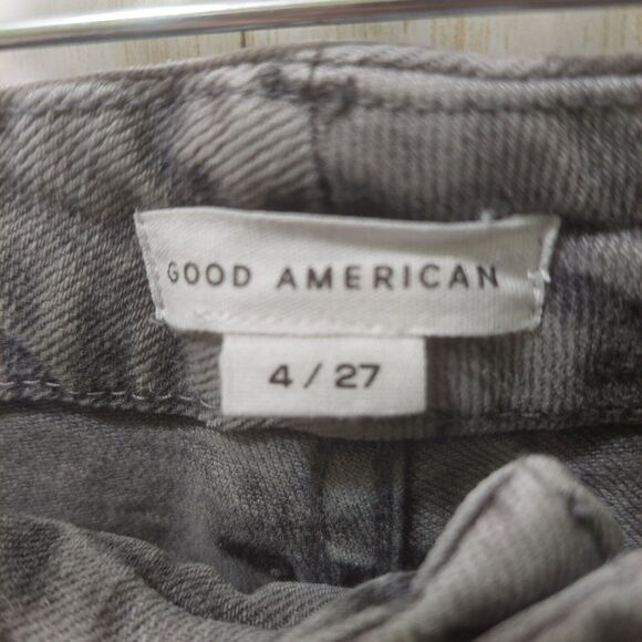 Good American Good Classic Women's Jean's Size 4/27 Gray - Picture 7 of 12